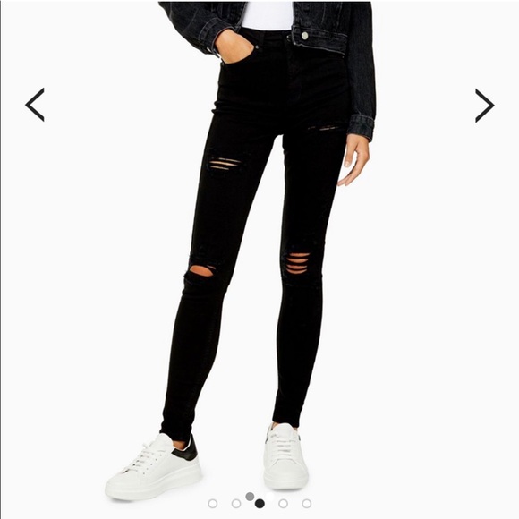 Black Jamie Jeans Super Rip - Picture 2 of 2